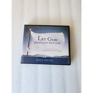 Joyce Meyer Let God Fight Your Battles 4 CD set  Christian inspirational